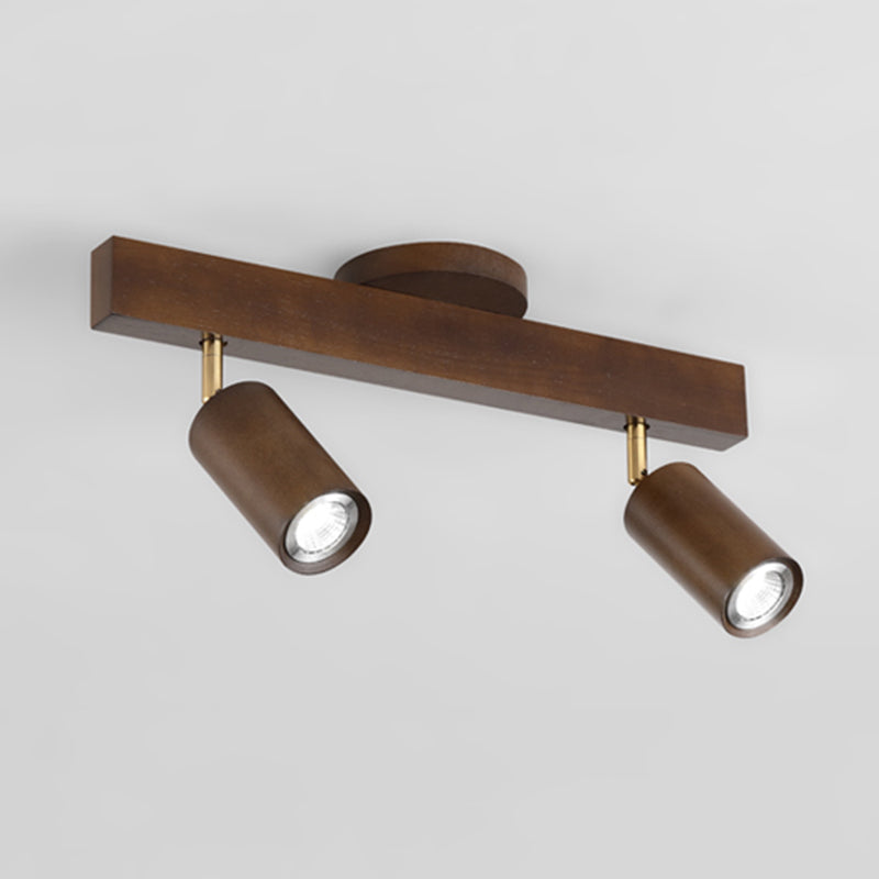 Solid Brass Ceiling Track Light Multi - Head Adjustable Ceiling Spotlight
