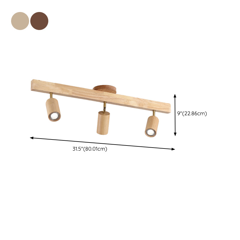 Solid Brass Ceiling Track Light Multi - Head Adjustable Ceiling Spotlight