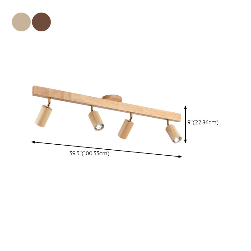 Solid Brass Ceiling Track Light Multi - Head Adjustable Ceiling Spotlight