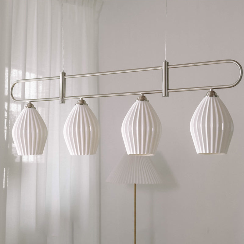 Ceramic Geometric Island Lighting Modern Pendant Light for Dining Room