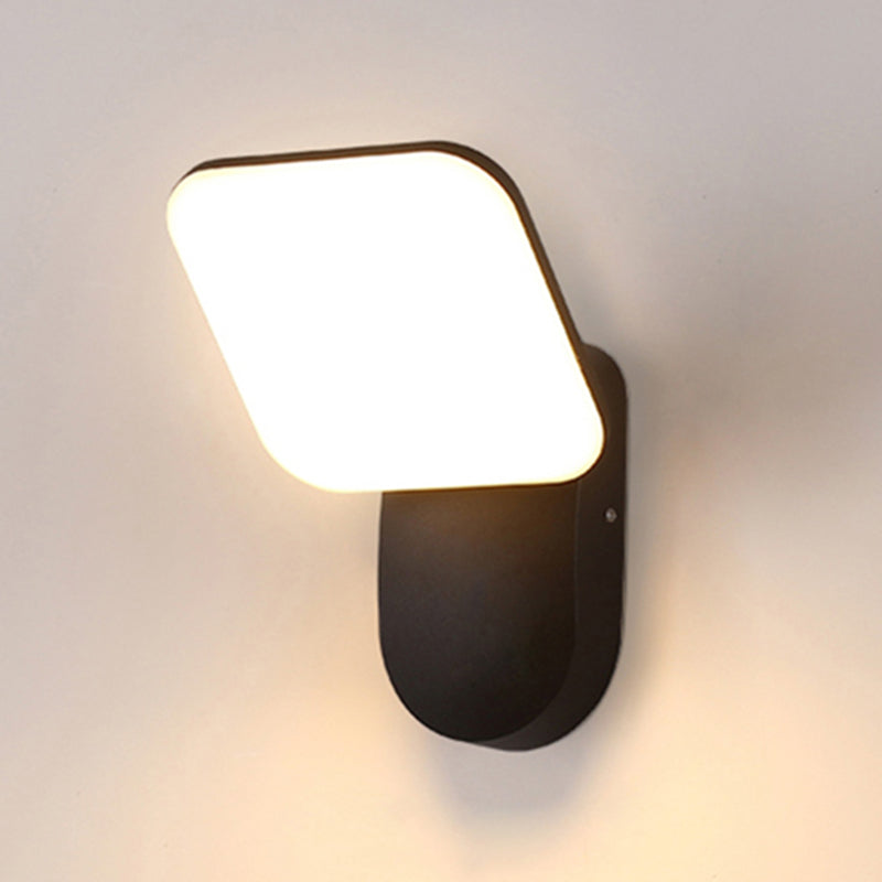 Simple Wall Sconce Waterproof Outdoor Sconce Light Fixture with Metal