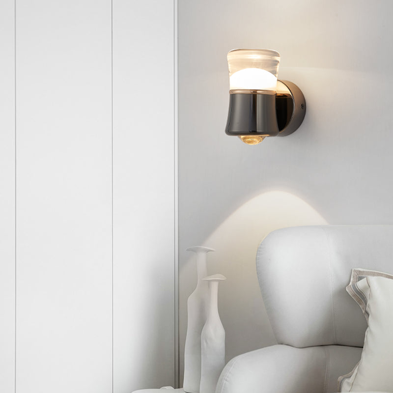 Modernism Wall Sconce Black Sconce Lighting with Metal for Bedroom