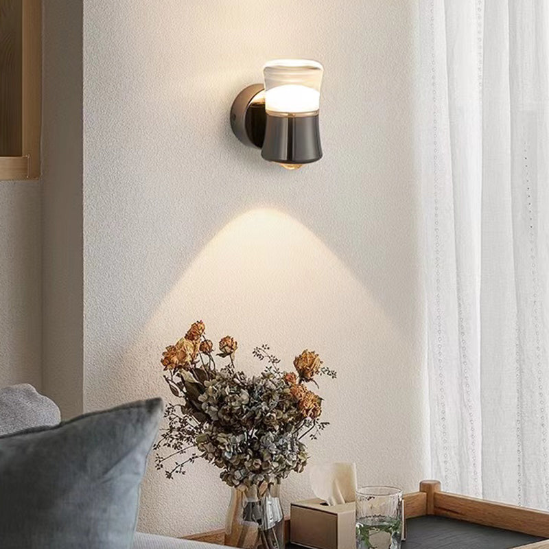 Modernism Wall Sconce Black Sconce Lighting with Metal for Bedroom
