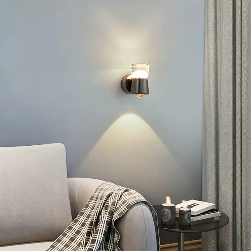 Modernism Wall Sconce Black Sconce Lighting with Metal for Bedroom