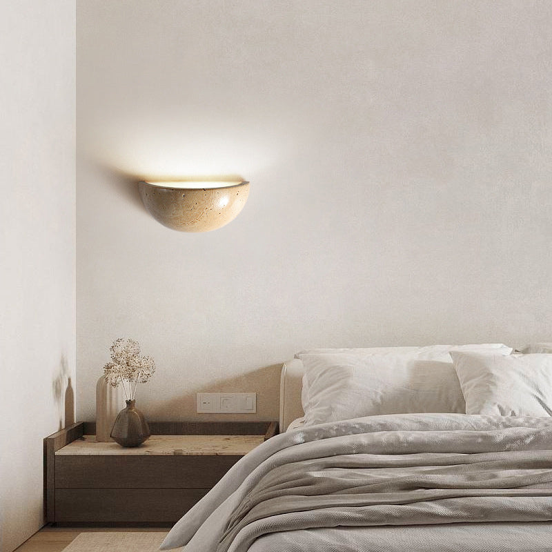 Contemporary Wall Light Fixture Marble Wall Light Sconce for Bedroom