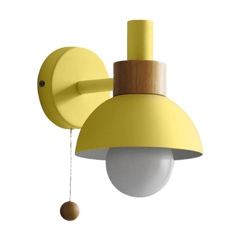 Contemporary Single Polished Finish Bathroom Vanity Light Shaded Bath Bar