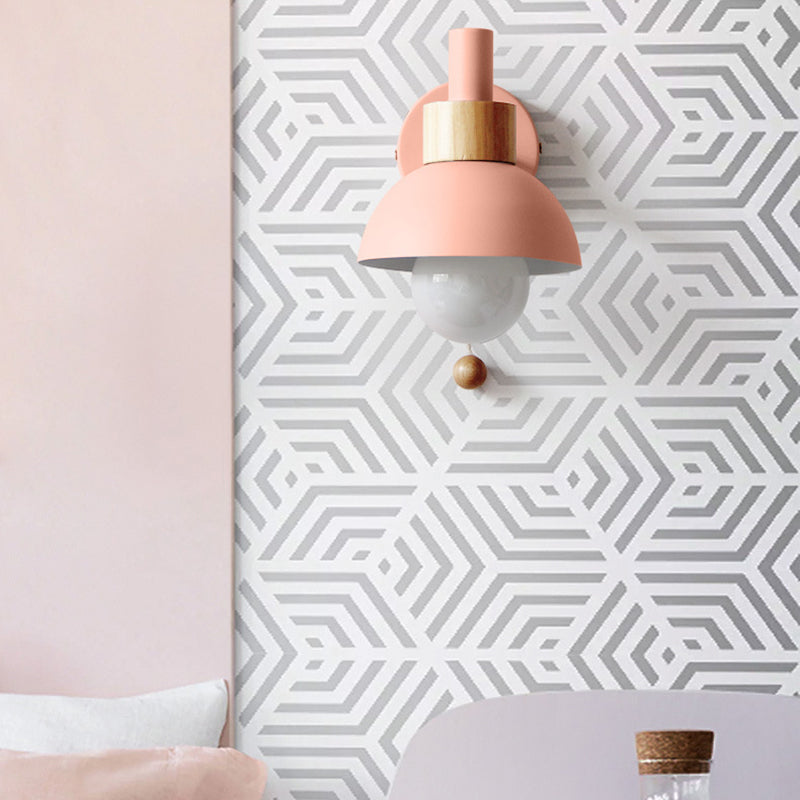 Contemporary Single Polished Finish Bathroom Vanity Light Shaded Bath Bar