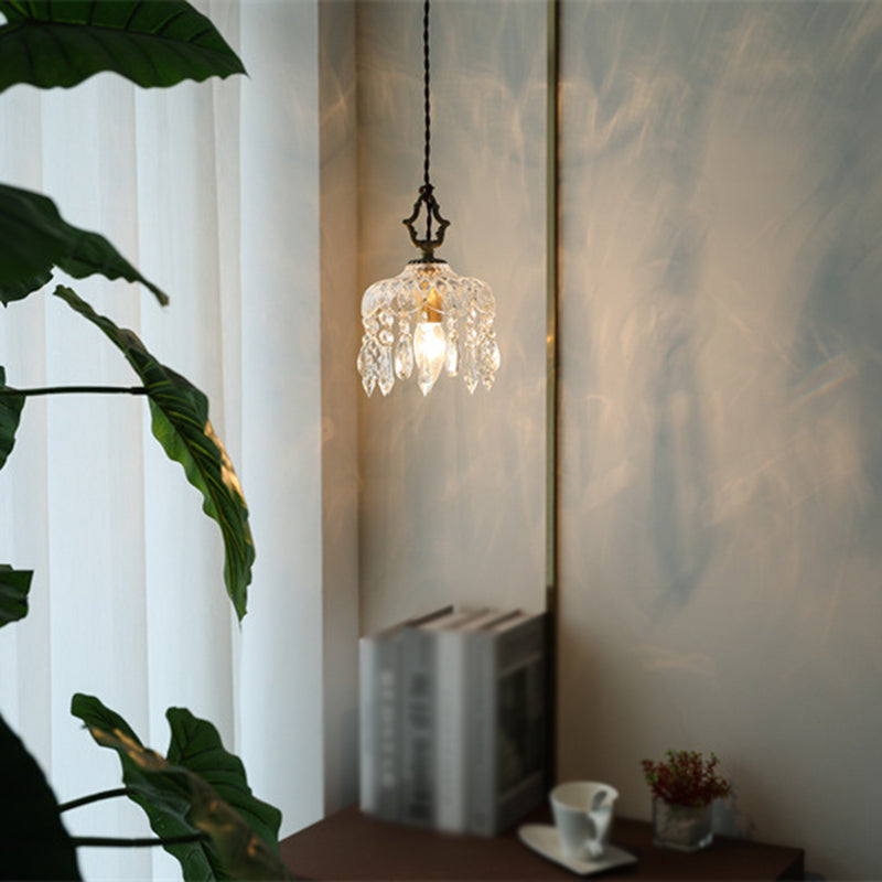 Metal Modern Wall Sconce Flower Shape Vanity Lamp with Glass Shade for Bathroom