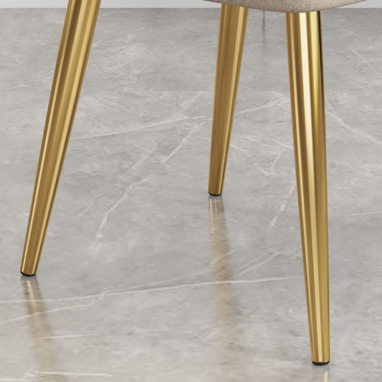 Fabric Dining Side Chair Modern Parsons Armless Chair for Dining Room