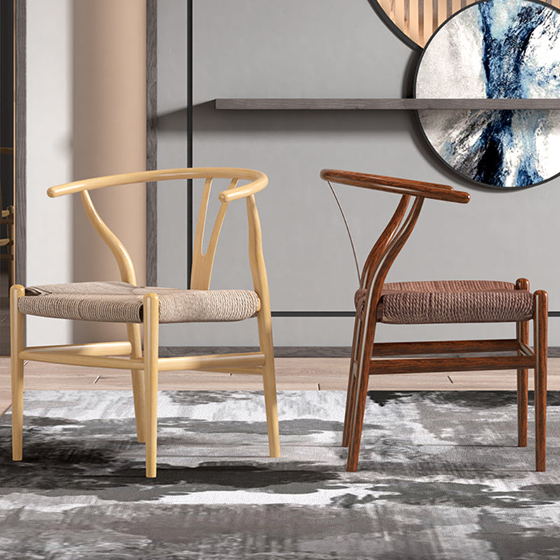 Industrial Style Dining Chairs Iron Arm Dining Chairs for Kitchen Use