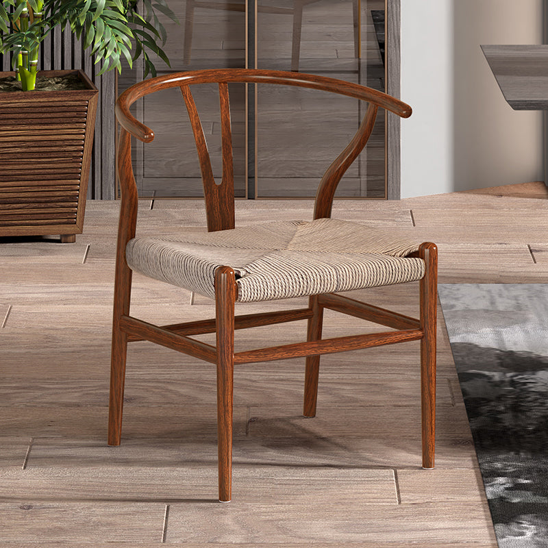 Industrial Style Dining Chairs Iron Arm Dining Chairs for Kitchen Use