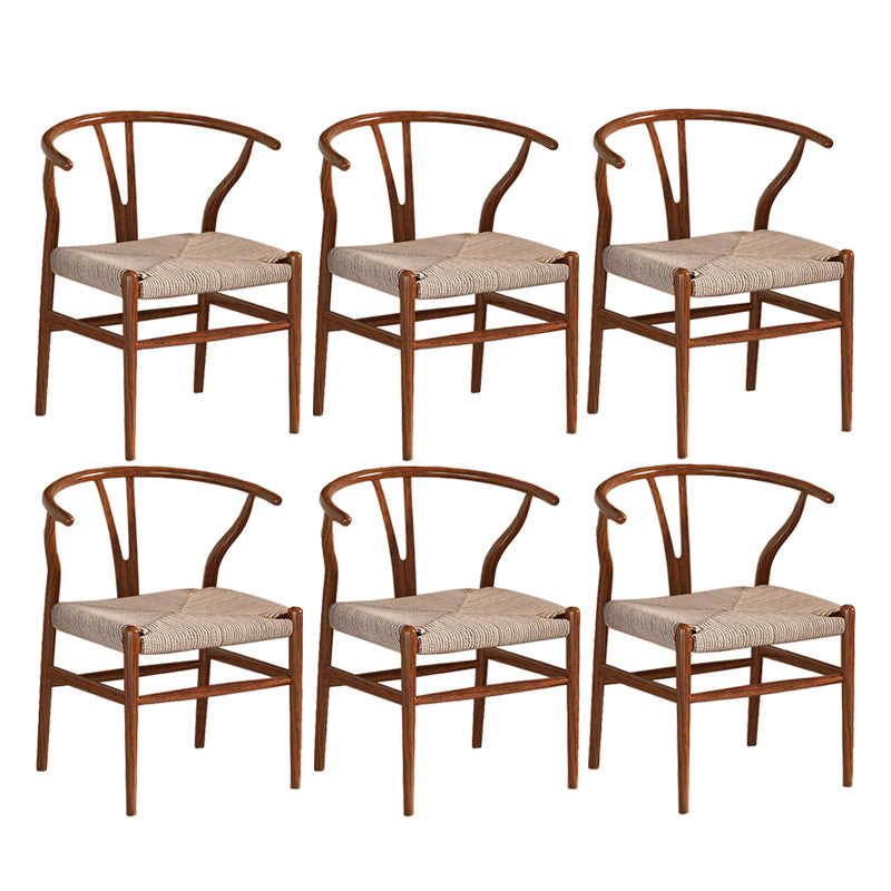 Industrial Style Dining Chairs Iron Arm Dining Chairs for Kitchen Use