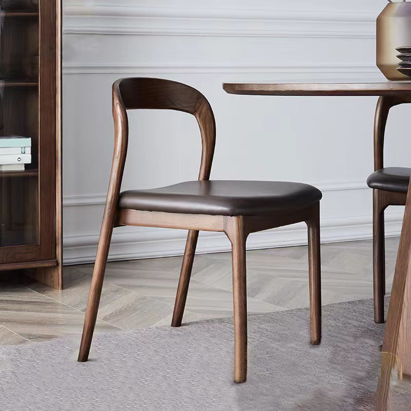 Dining Room Contemporary Armless Chair Solid Wood Dining Chair