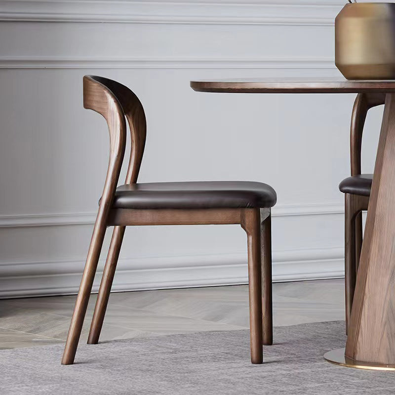 Dining Room Contemporary Armless Chair Solid Wood Dining Chair