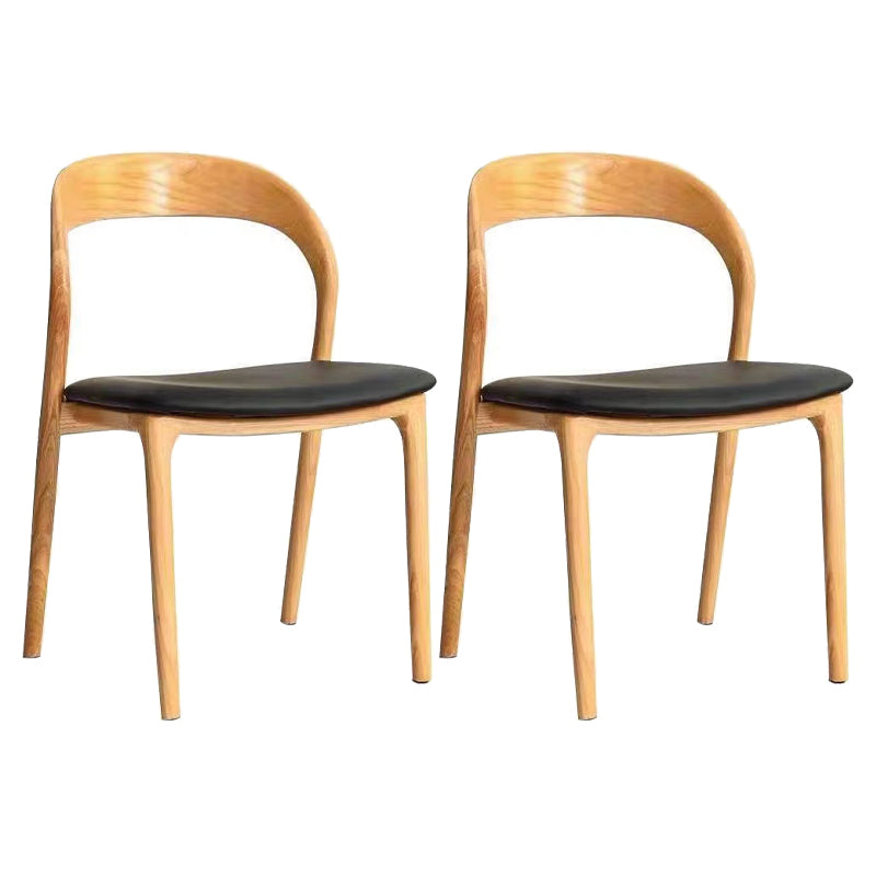 Dining Room Contemporary Armless Chair Solid Wood Dining Chair