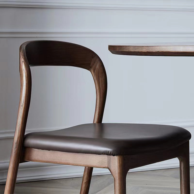 Dining Room Contemporary Armless Chair Solid Wood Dining Chair