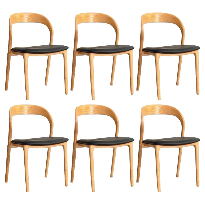 Dining Room Contemporary Armless Chair Solid Wood Dining Chair