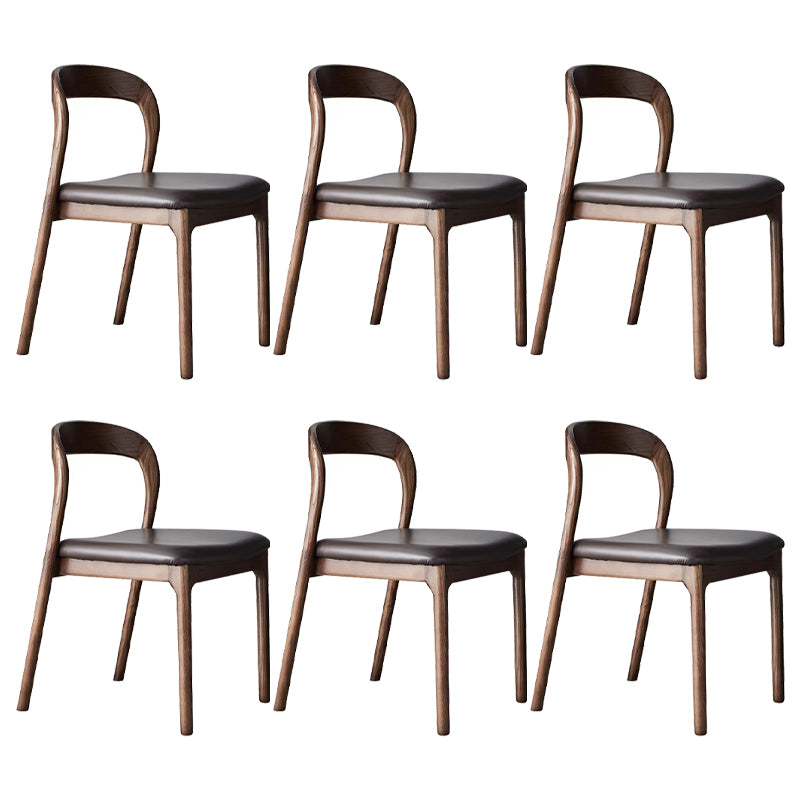 Dining Room Contemporary Armless Chair Solid Wood Dining Chair