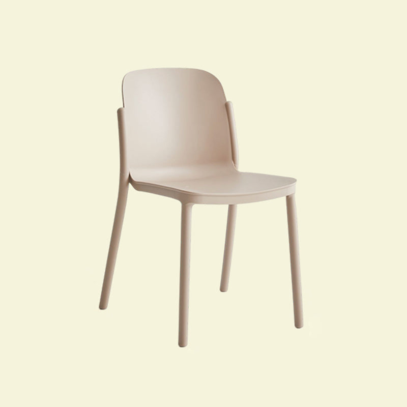 Dining Room Contemporary Dining Chair Plastic Stacking Side Chair