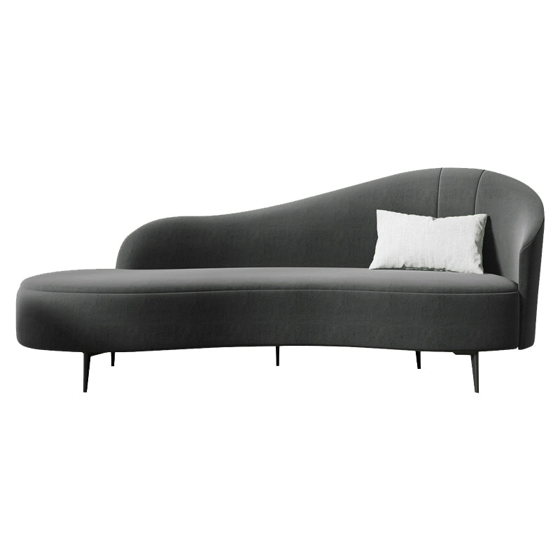 Modern Chaise Lounge Solid Color Chaise Lounge Sofa for Living Room