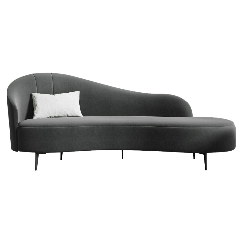 Modern Chaise Lounge Solid Color Chaise Lounge Sofa for Living Room