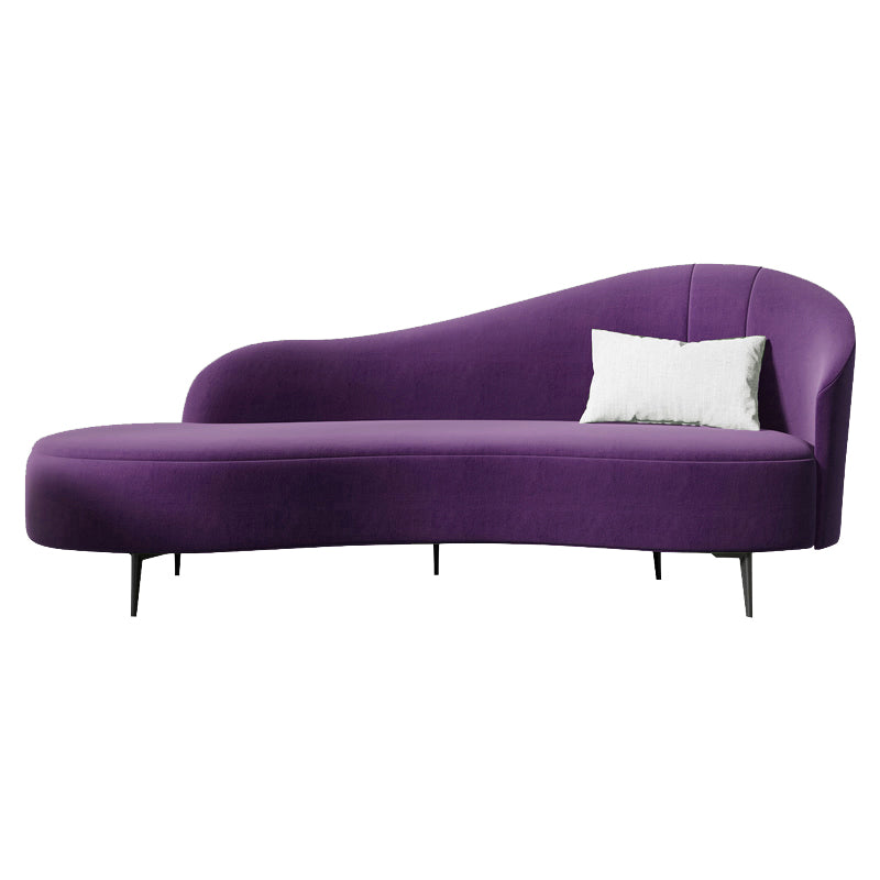 Modern Chaise Lounge Solid Color Chaise Lounge Sofa for Living Room