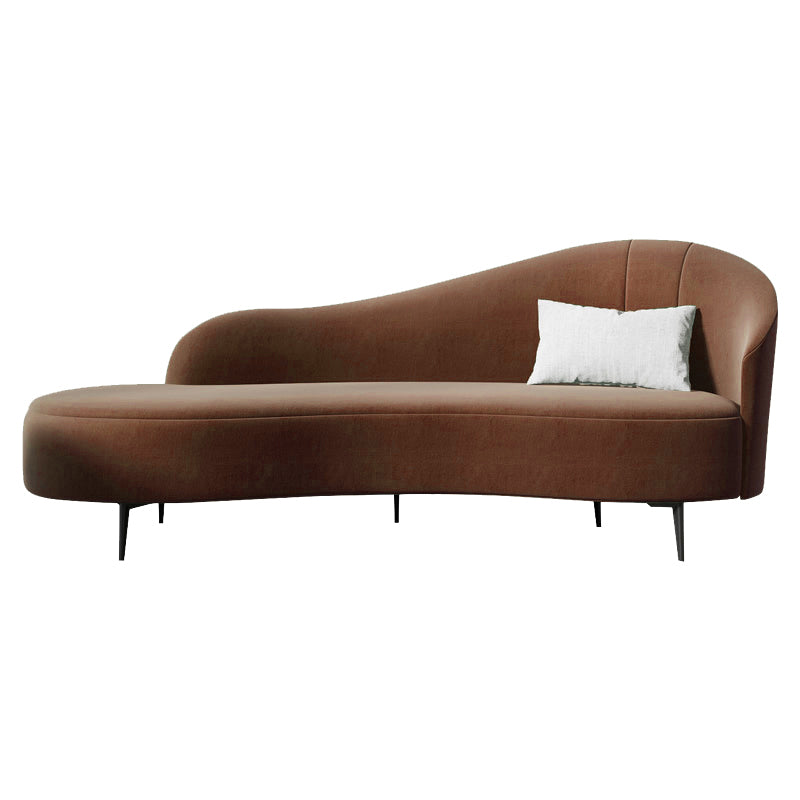 Modern Chaise Lounge Solid Color Chaise Lounge Sofa for Living Room