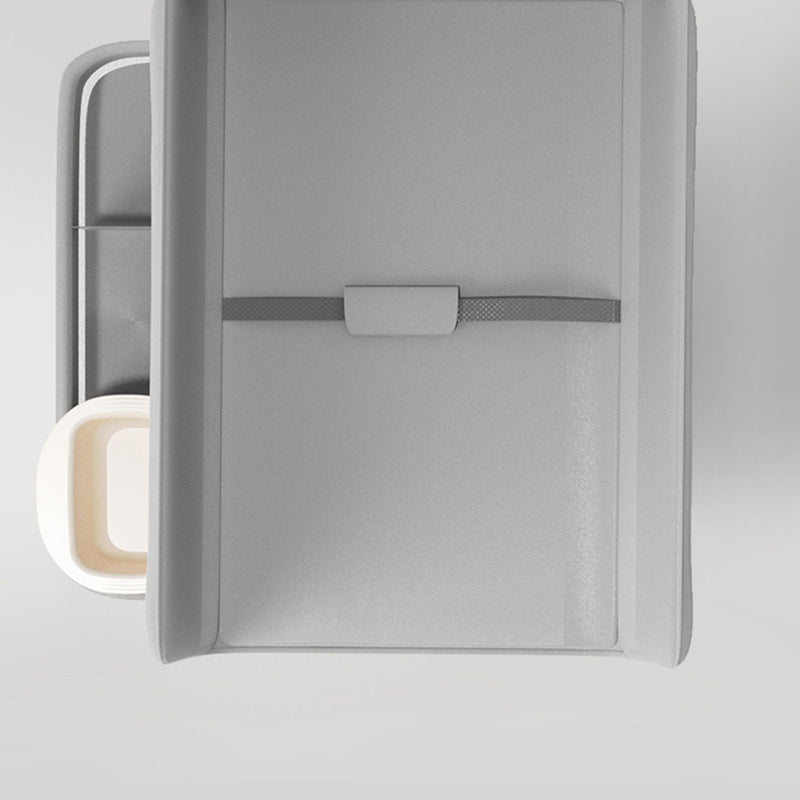 17.7" W Metal Changing Table with Shelf, Grey Changing Table