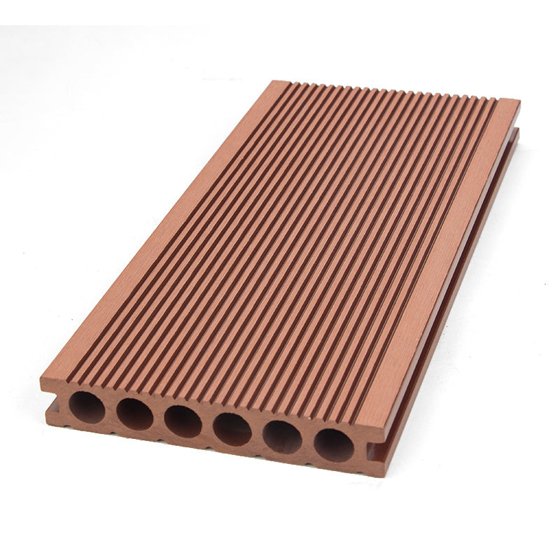 Medium Wood Engineered Hardwood Flooring Waterproof Click-Locking for Patio Garden