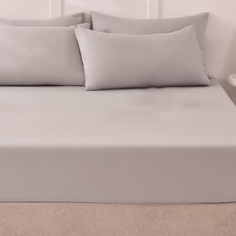 Modern Bed Sheet Set Cotton Solid Standard Basic Pillowcase for Bedroom