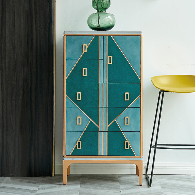 Wooden Storage Chest Dresser Contemporary Glam Dresser for Bedroom