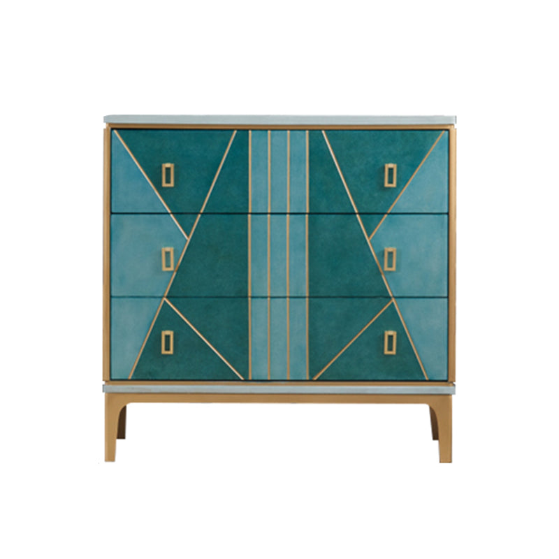 Wooden Storage Chest Dresser Contemporary Glam Dresser for Bedroom