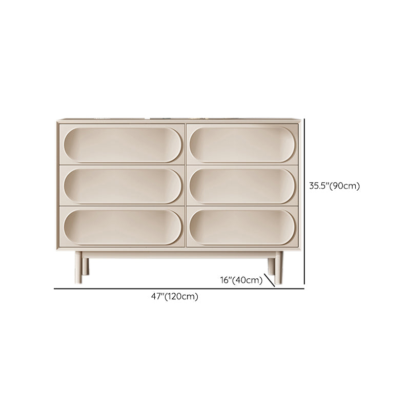 Wooden Storage Chest Dresser Contemporary Dresser with Drawers
