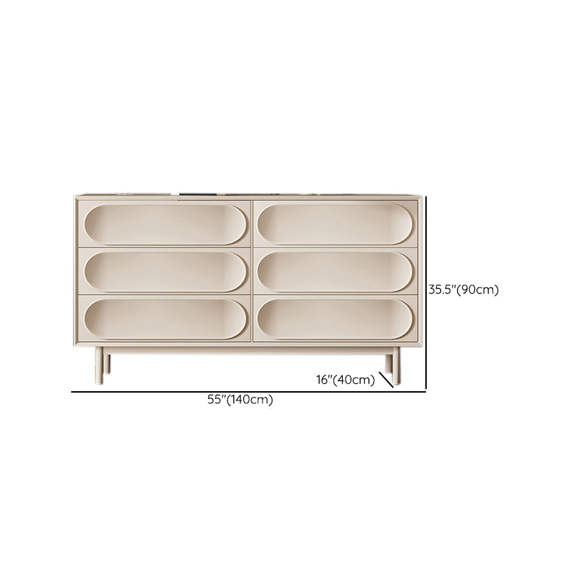Wooden Storage Chest Dresser Contemporary Dresser with Drawers