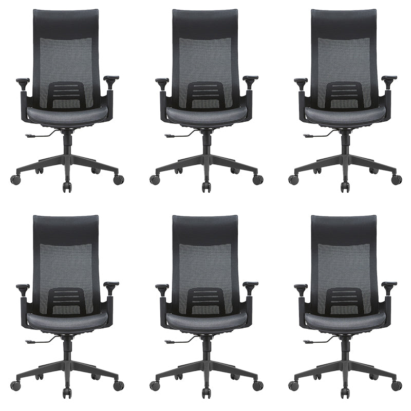 Modern Removable Arms Office Chair Tilt Mechanism No Distressing Ergonomic Chair