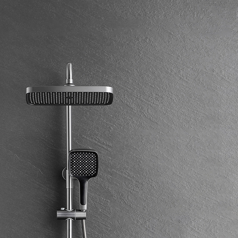 Valve Included Shower System Solid Color Dual Shower Head Shower Head Combo