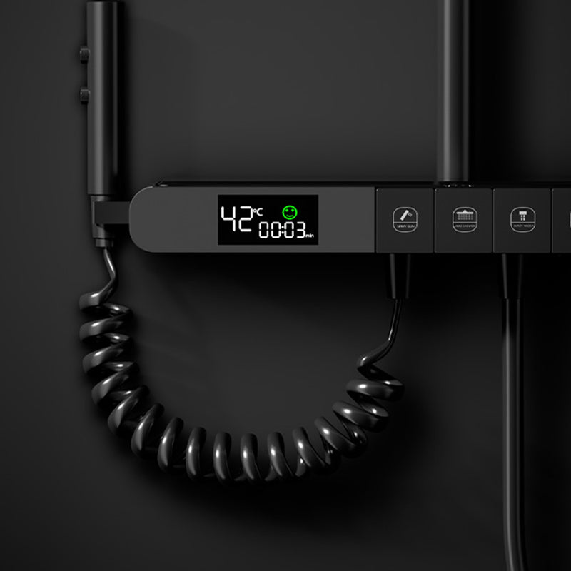 Modern Shower System Push Button Adjustable Spray Shower Trim