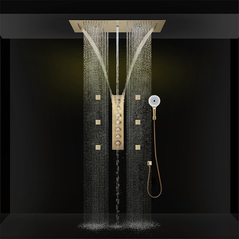 Modern Shower System with Music Playing System Wall Mounted Shower Set