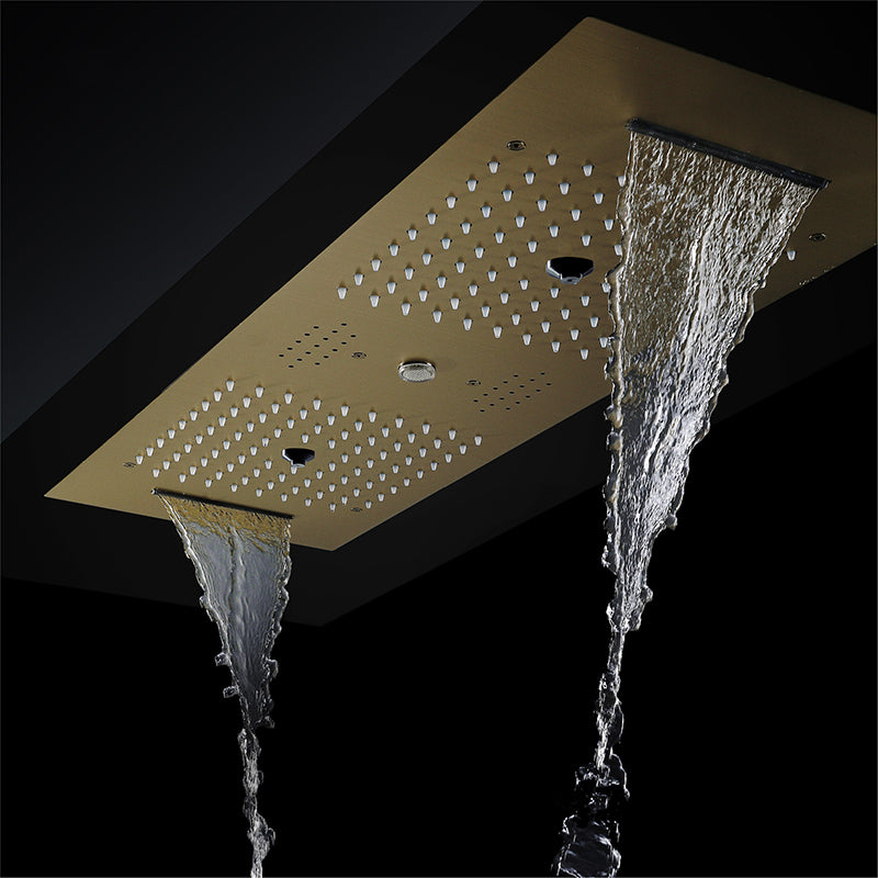 Modern Shower System with Music Playing System Wall Mounted Shower Set