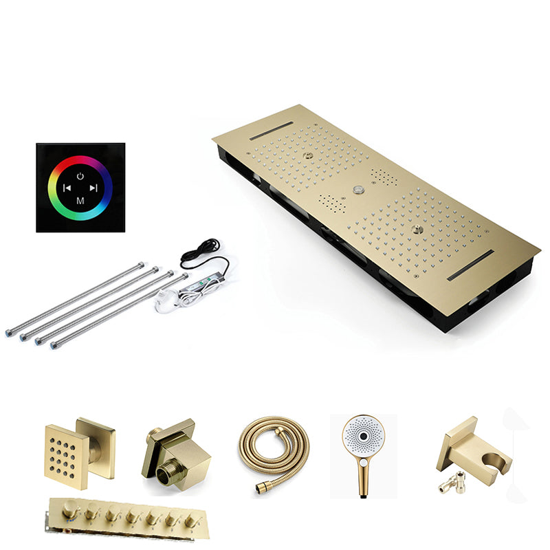 Modern Shower System with Music Playing System Wall Mounted Shower Set