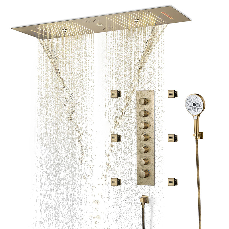 Modern Shower System with Music Playing System Wall Mounted Shower Set