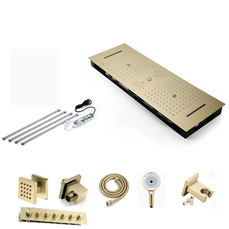 Modern Shower System with Music Playing System Wall Mounted Shower Set