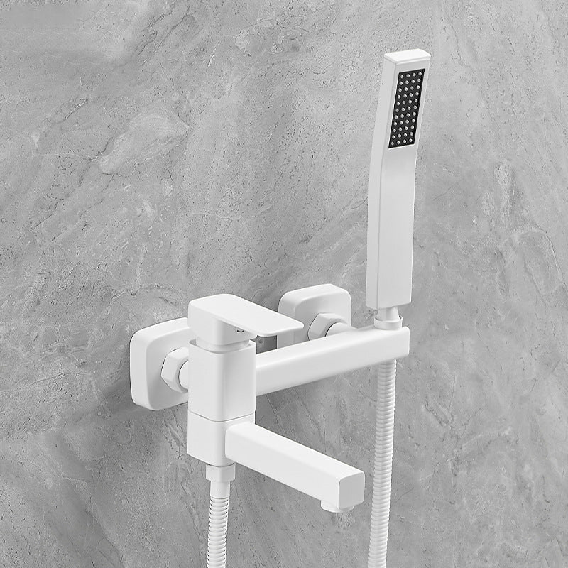 Lever Handle Shower Faucet Single Hand Shower with Shower Hose