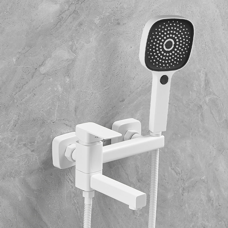 Lever Handle Shower Faucet Single Hand Shower with Shower Hose