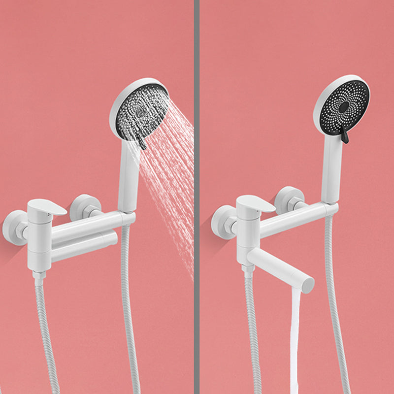 Lever Handle Shower Faucet Single Hand Shower with Shower Hose