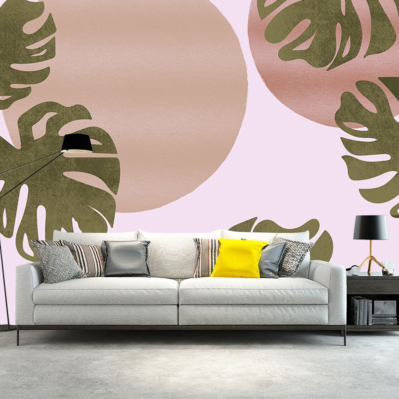 Decorative Mural Wallpaper Plant Illustration Indoor Wall Mural