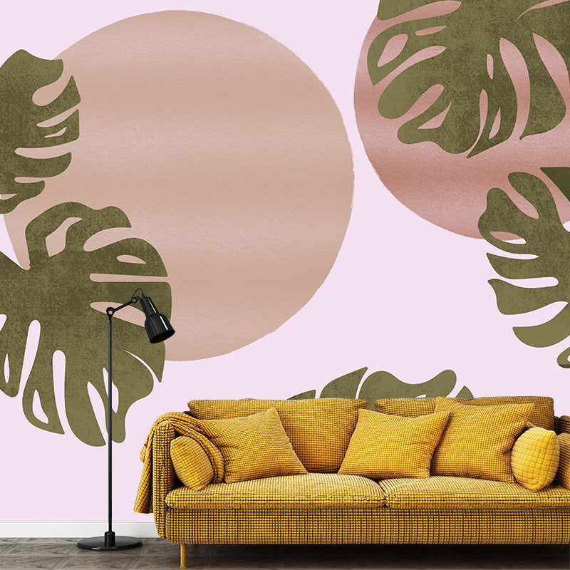 Decorative Mural Wallpaper Plant Illustration Indoor Wall Mural