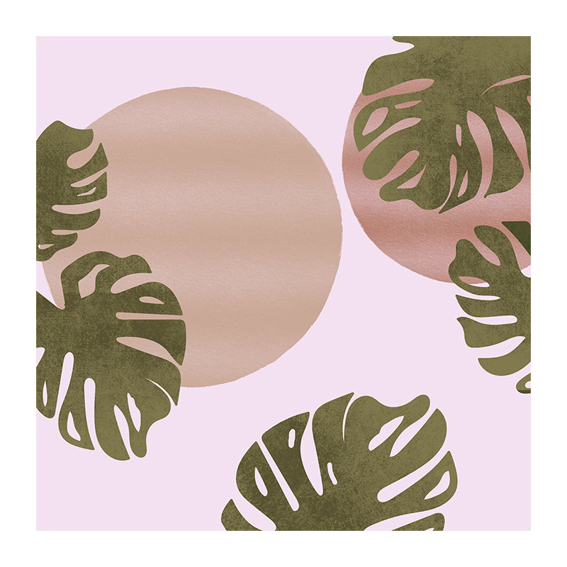 Decorative Mural Wallpaper Plant Illustration Indoor Wall Mural