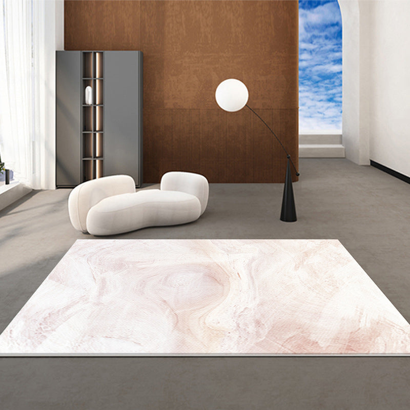 Green Modern Rug Polyester Graphic Area Rug Washable Rug for Living Room