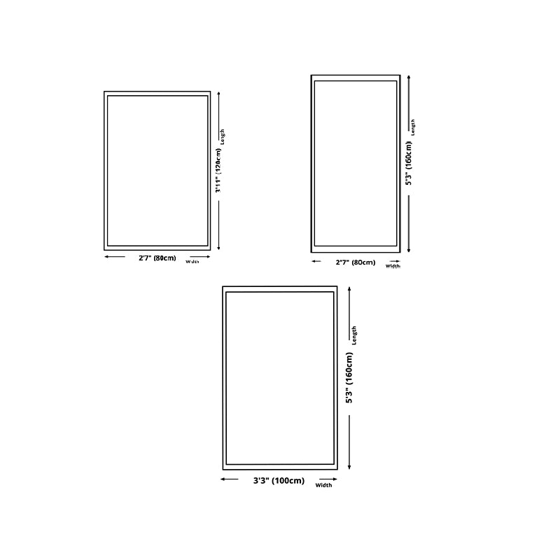 Grey Striped Carpet Modern Polyester Carpet Washable Carpet for Drawing Room